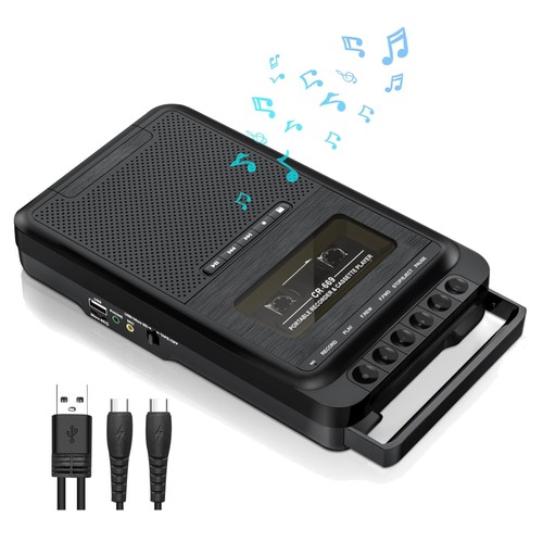 Tragbarer kassettenrekorder - tragbarer,