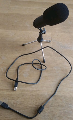 Usb podcast mikrofon mit - usb,